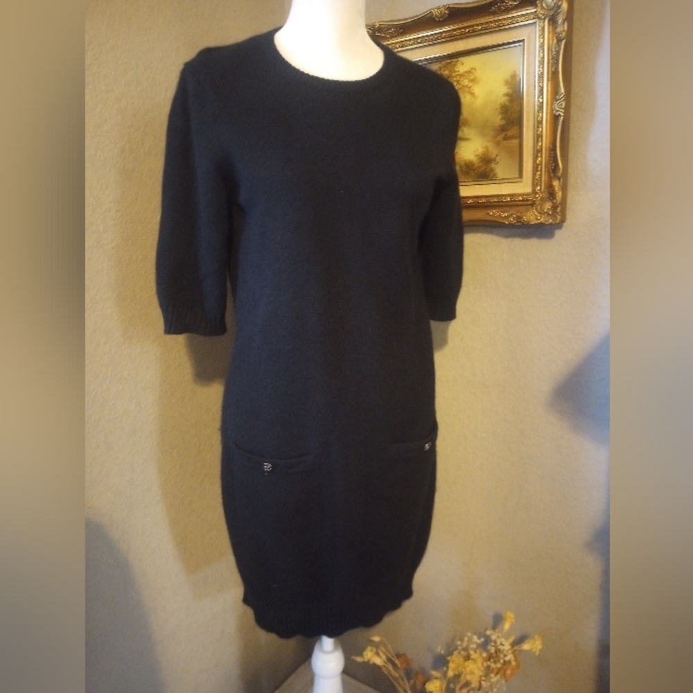 CHANEL Cashmere Sweater Dress